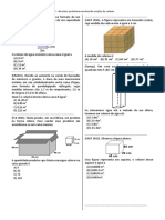 Resolver Problema Envolvendo Noções de Volume