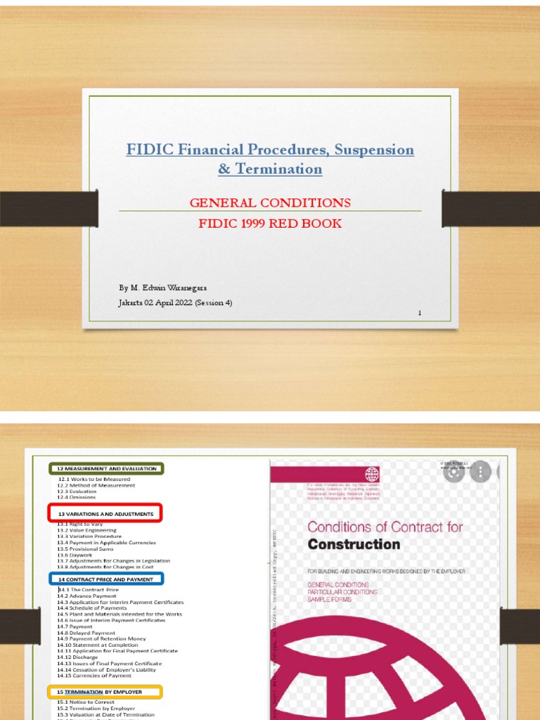 (4) FIDIC Financial Procedures Suspension & Termination (Session 4