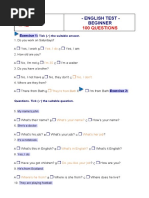 100 English Grammar Questions PDF | PDF