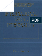 Fleur Johns - International Legal Personality (The Library of Essays in International Law) - Ashgate (2010)