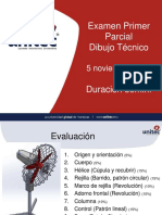 Examen Primer Parcial Dibujo Tecnico