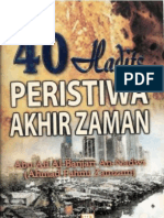 40 Hadits Peristiwa Akhir Zaman