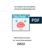 Plan Anual de Trabajo de Salud Mental 2022