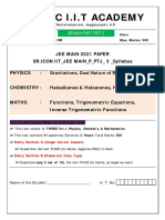 1.JRC SR-JEE Main - PT-3 - QP