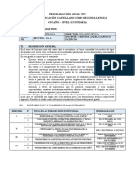 4° Programación Anual 2022