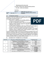 5° Programación Anual 2022