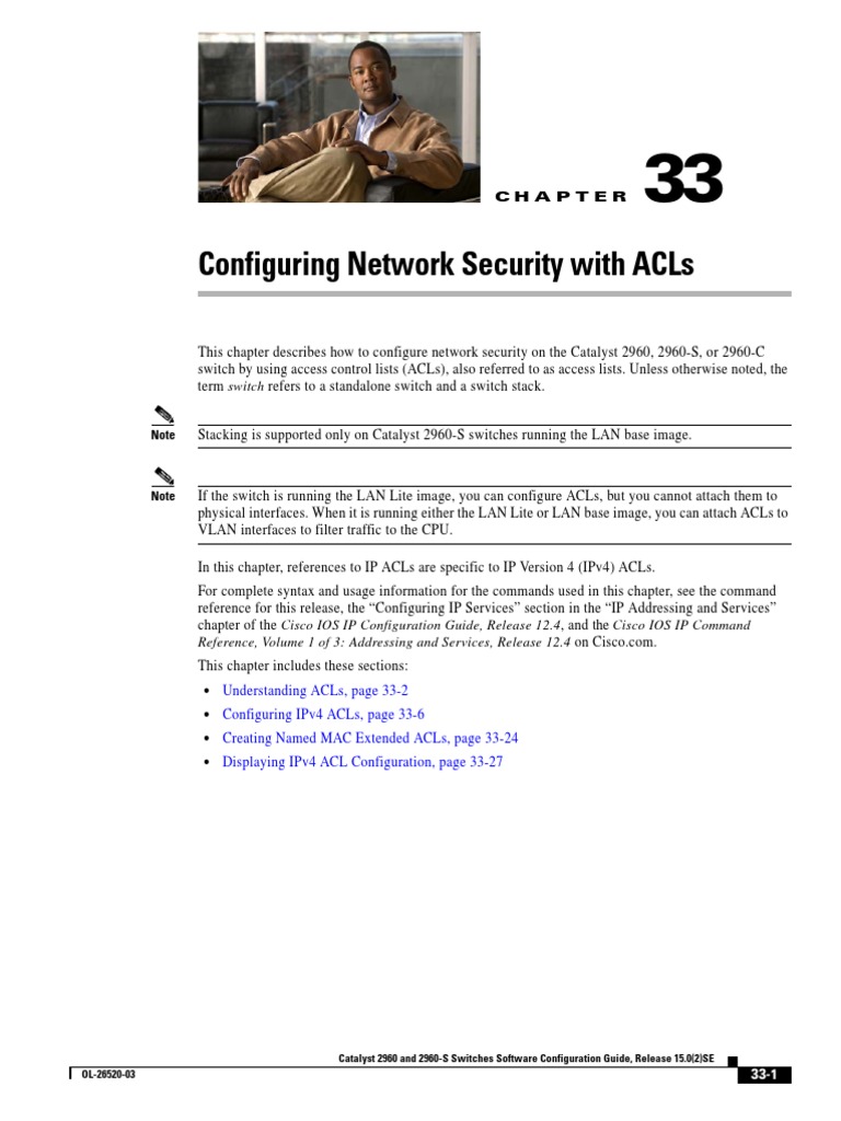 Configuring Network Security with ACLs on Catalyst Switches