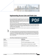 Implementing Acl N Prefix Lists