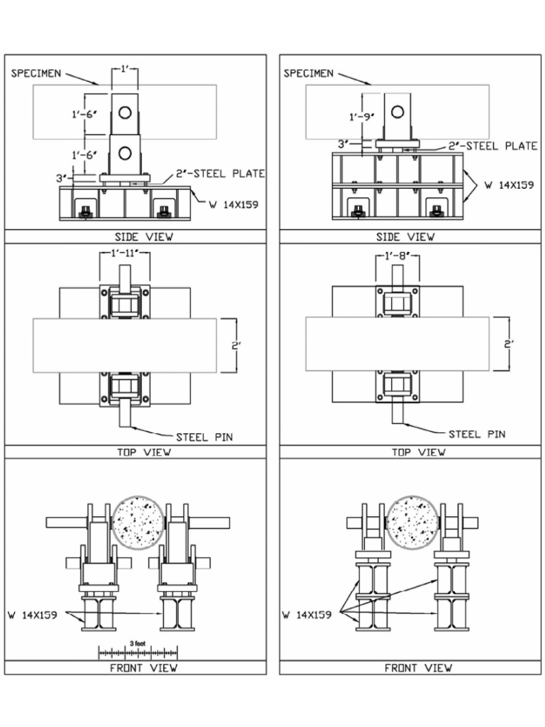 3 Specimen Support Details Roller Support Is On Left Pinned Sup | PDF