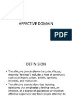 Affective Domain Presentation)