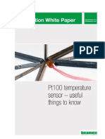 Pt100 Sensor de Temperatura