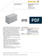 Data Sheet: Klippon K (Aluminium Empty Enclosure) Klippon K21 Ral7001