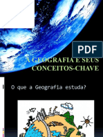 A Geografia e Seus Conceitos Chaves