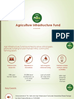 Agriculture Infrastructure Fund: 25 AUGUST 2021
