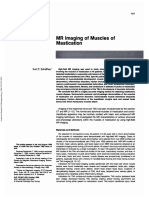 MR Imaging of Muscles of Mastication