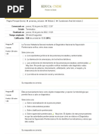 Cuestionario Final Módulo 3 Reclusión | PDF | Prisión | Principios éticos