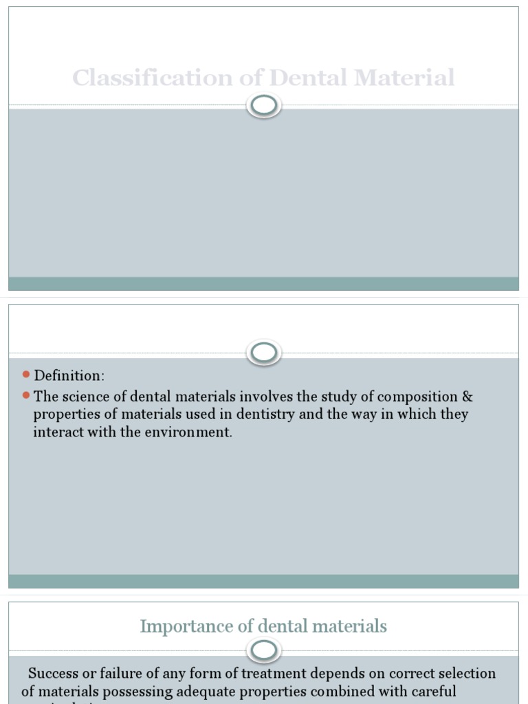 12) Introduction of Dental Material PDF Polymers Dental Material