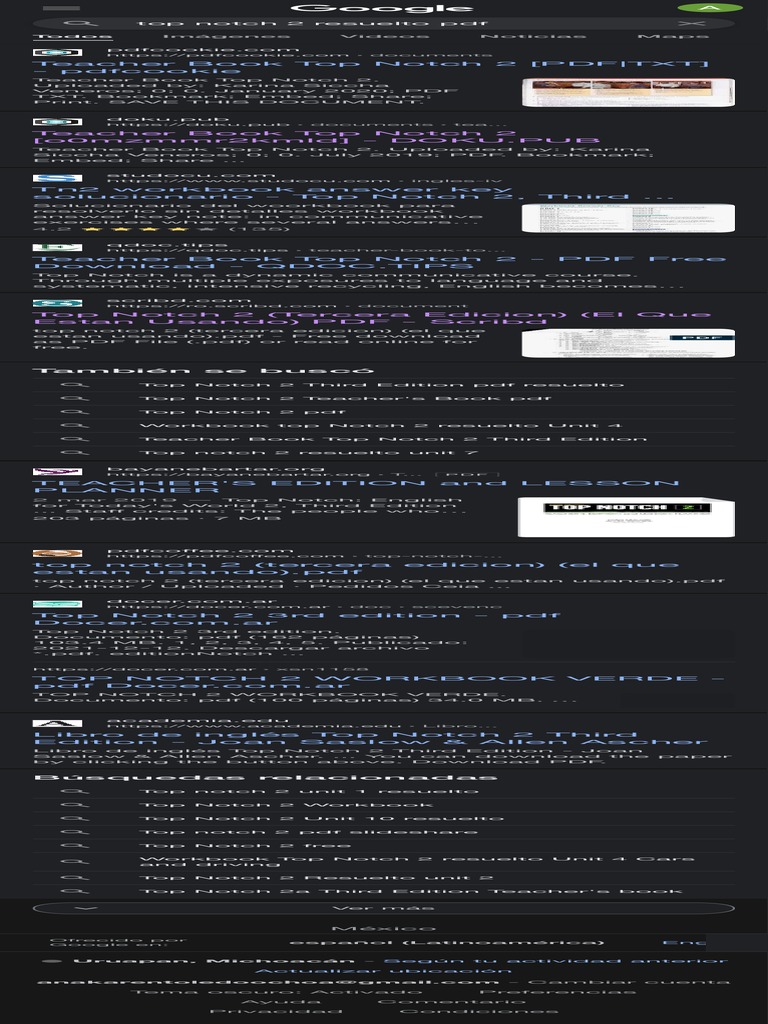Top Notch 2 Resuelto PDF Buscar Con Google PDF