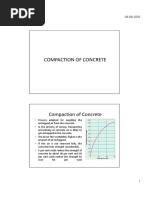 Compaction of Concrete