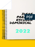 Ideas para La Escuela Dominical 2022