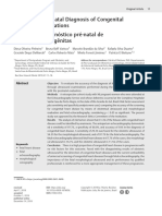 2018 Accuracy of Prenatal Diagnosis of Congenital Cardiac Malformations