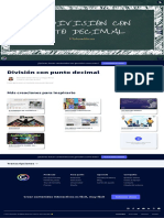 División Con Punto Decimal Por Meredith Stefani V