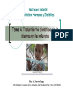 Tema 4. Tratamiento Dietetico de La Diarrea en La Infancia Asignatura Nutricion Infantil Dra.M.ar