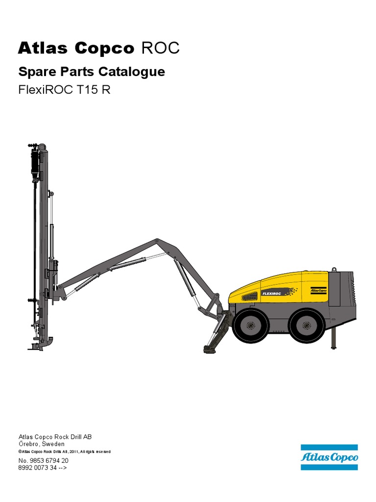ATLAS COPCO FlexiROC T15 R Spare Parts Catalogue PDF | PDF