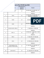 FR (PE) Course Plan September-2022