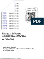 Revista Criminologia Moderna de Pietro Gori - Catedra Bailone