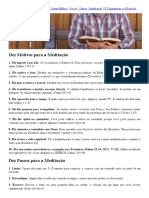 David Murray - Meditação - 10 Motivos e 10 Passos - Voltemos Ao Evangelho