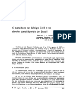 Chinellato (Artigo de 1998) - O Nascituro No CC e No Direito Constituendo Do Brasil