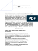 Enfoque Al Diagnóstico Del Complejo de Marketing de Industrial