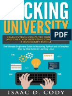 Hacking University - Learn Python Computer Programming and The Linux Operating Command Line 2 Manuscript Bundle