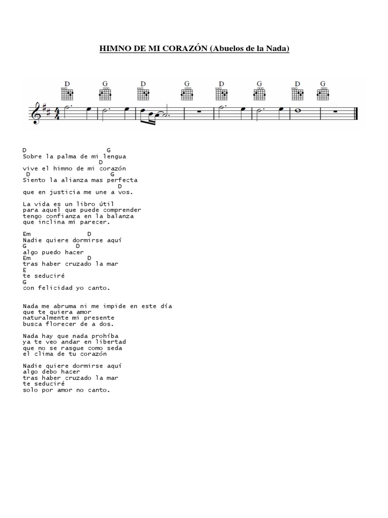 Himno de Mi Corazon Con Intro PDF