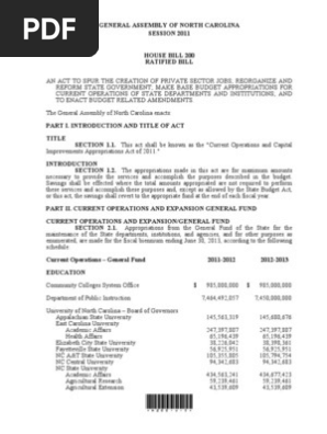 ENCSD, NCSD Closing in HOUSE BILL 200 RATIFIED BILL Section 7.25. (A) | PDF  | Tennessee General Assembly | Appropriations Bill (United States)