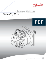 Variable Displacement Motors: Series 51, 80 CC