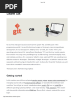 Learn Git: Getting Started