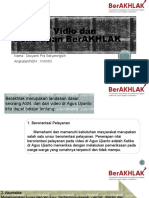 Analisis Vidio Dan Penerapan BerAKHLAK