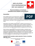 Med-Jellyrisk Jellyfish Envenomation First Aid Handout