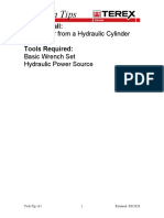 Tech Tips: Purging Air From A Hydraulic Cylinder Basic Wrench Set Hydraulic Power Source