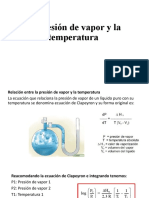 Presión de Vapor y La Temperatura 010