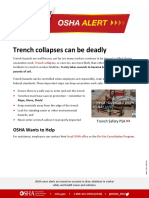 OSHA 3971 Trench Collapses Can Be Deadly