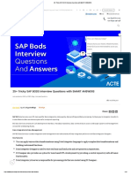 25+ Tricky SAP BODS Interview Questions