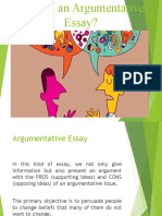What Is An Argumentative Essay