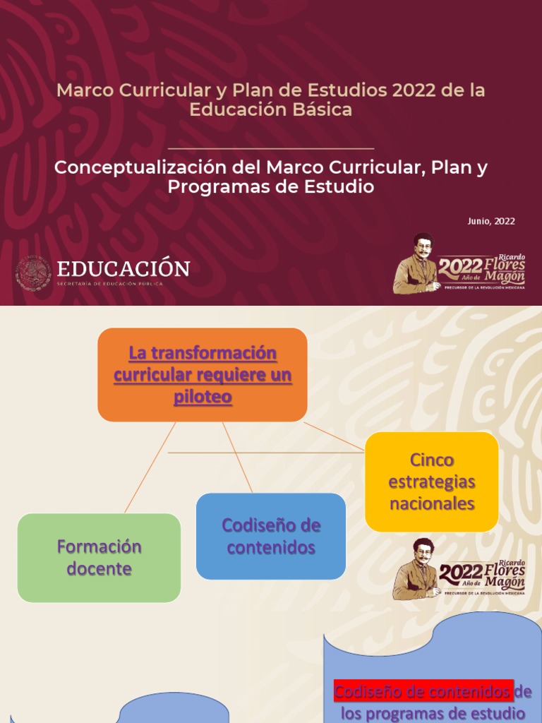 1.-Marco Curricular y Plan de Estudios 2022 de La Educacioìn Baìsica | PDF