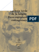 La Hoja Verde de La Lengua: Poesía Angloirlandesa Contemporánea. Murgia Elizalde, Mario