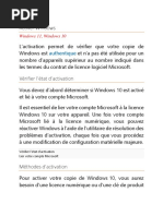 Guide d'installation de Windows 10 | PDF | Windows 10 | Microsoft Windows