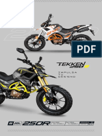 TEKKEN 250R: Potente moto de aventura de 250cc