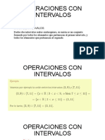 Operaciones Con Intervalos